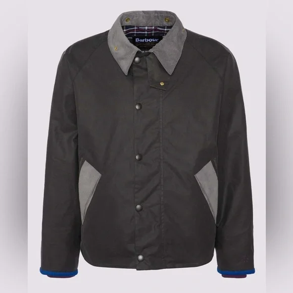 NWT BARBOUR X FLOWER MOUNTAIN Jacket in Dark grey - Picture 1 of 14